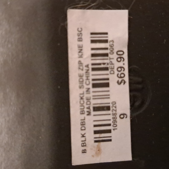 Torrid size 9W black double strap buckle side zip boot - Picture 5 of 9